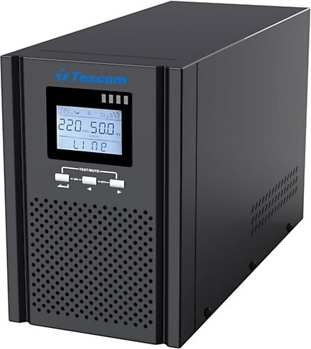 TESCOM TEOS+ 1KVA 1F/1F (2X9AH) 5/10DK LCD ONLINE UPS